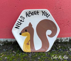 Edgewater Miami Color Me Mine Squirrel Plate
