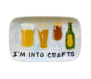 Edgewater Miami Color Me Mine Craft Beer Plate