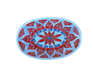 Edgewater Miami Color Me Mine Patriotic Platter