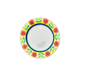 Edgewater Miami Color Me Mine Floral Charger Plate