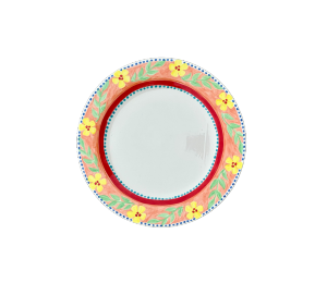 Edgewater Miami Color Me Mine Floral Dinner Plate