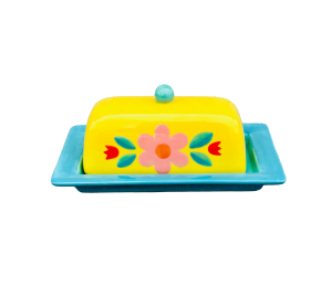 Edgewater Miami Color Me Mine Retro Butter Dish