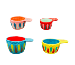 Edgewater Miami Color Me Mine Retro Measuring Cups