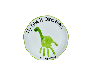Edgewater Miami Color Me Mine Dino-Mite Dad Plate