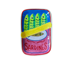 Edgewater Miami Color Me Mine Open Sardines App Plate