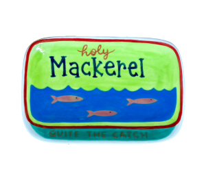 Edgewater Miami Color Me Mine Mackerel Appetizer Plate